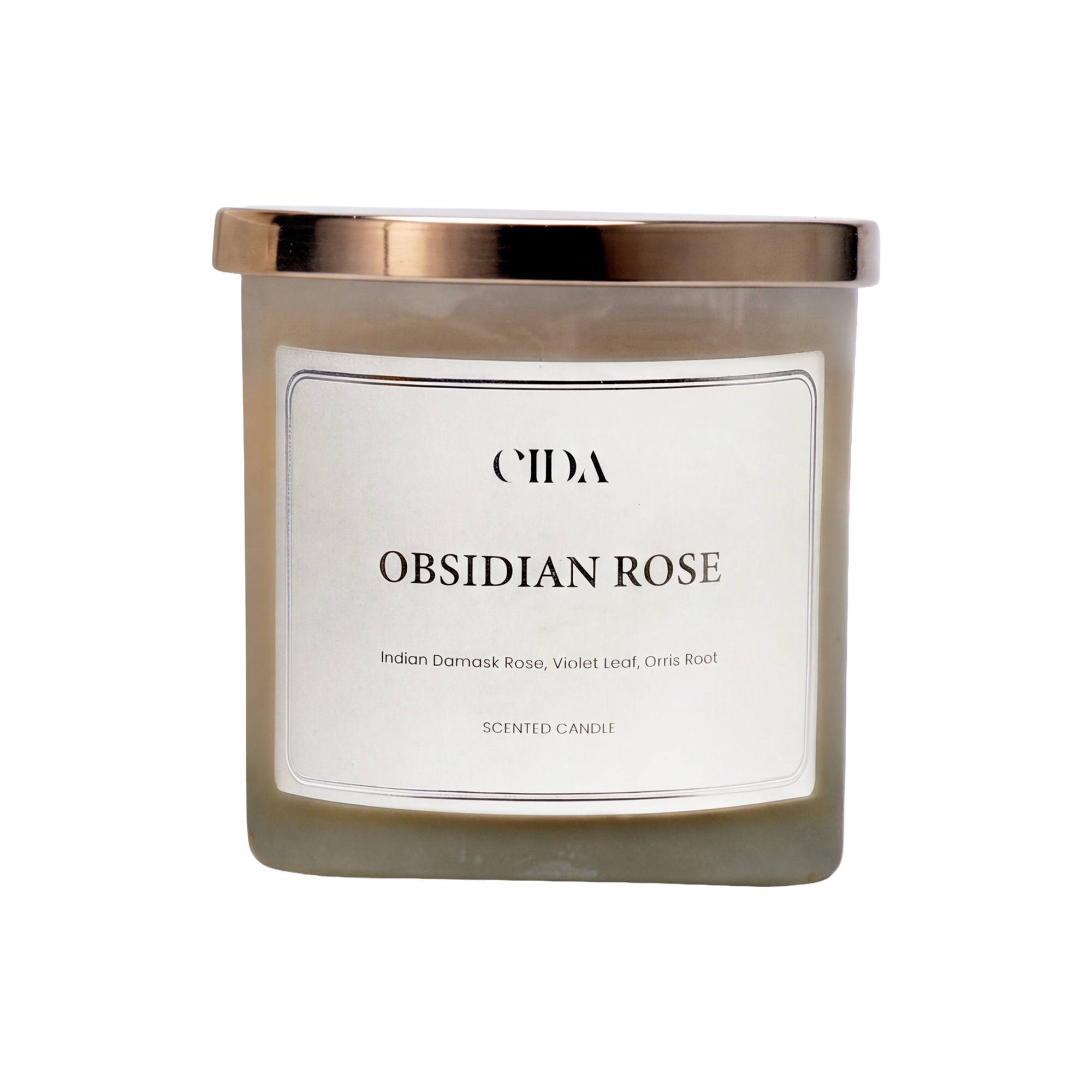 Obsidian Rose Candle